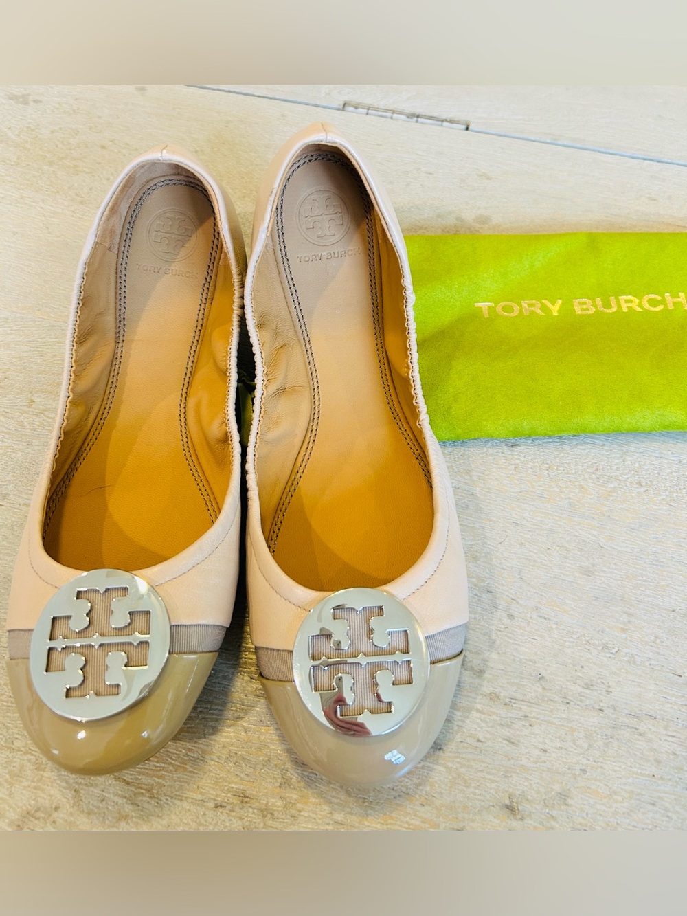 Tory Burch Minnie Cap-Toe Ballet Flat